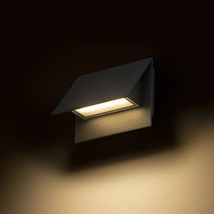 RENDL GERI fali lámpa antracitszürke 230V LED 5W IP54 3000K