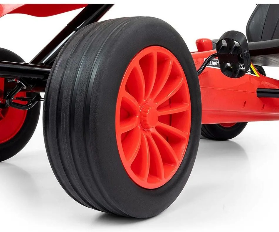 Milly Mally Quadricycle gokart rakéta, piros