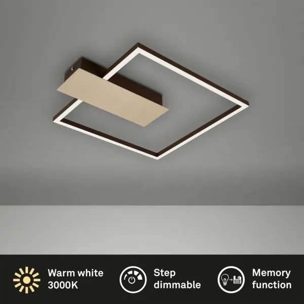 Briloner 3544-017 - LED Dimmelhető mennyezeti lámpa NICO LED/12W/230V arany