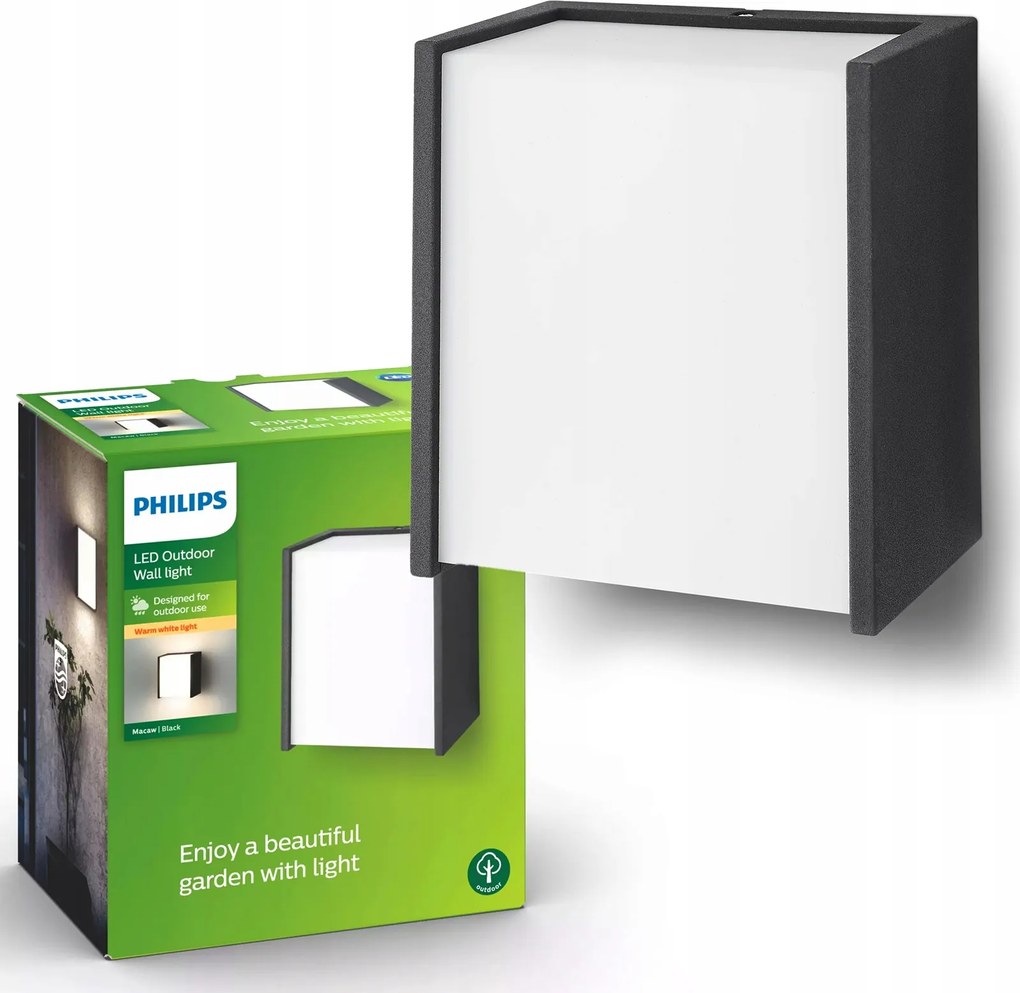 Kerti fali lámpa Homlokzati Led kültéri lámpa 3W Macaw myGarden Philips