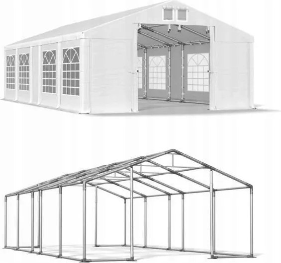 Kerti sátor 4x9m Kerti pavilon Das 620 W