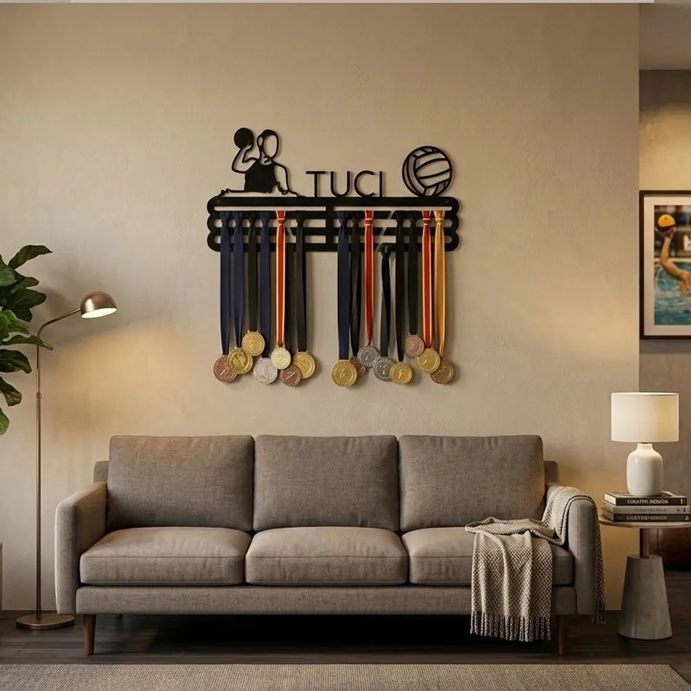 Vízilabdás éremtartó style2