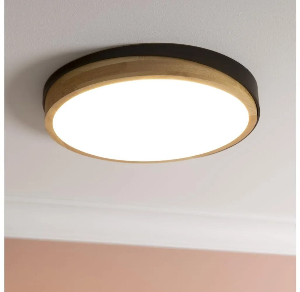 Brilliant - LED Dimmelhető mennyezeti lámpa BAARLO LED/24W/230V átm. 35 cm fekete