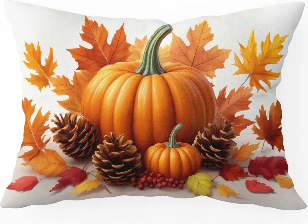 Díszpárnahuzat 40X60 CM Őszi Tök Őszi Díszpárnahuzat 340