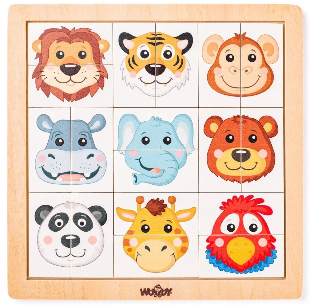 Woody Puzzle Exotic Animals