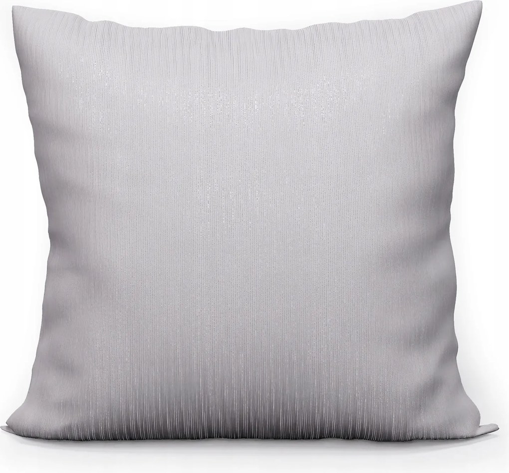 Párnahuzat 40x40 világos szürke, lurex Emma