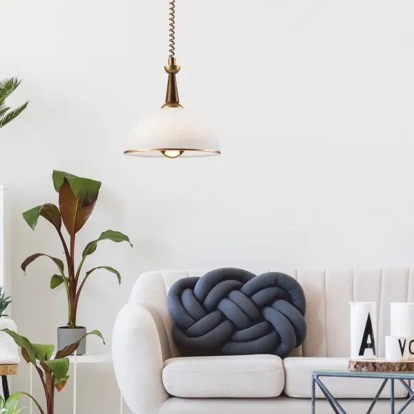 Lehúzható CHIARA mennyezeti lámpa 1xE27/60W/230V barna/cseresznye