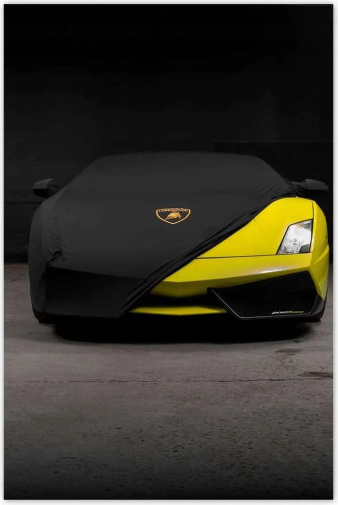 Poszterek 80x120 Sárga sportautó