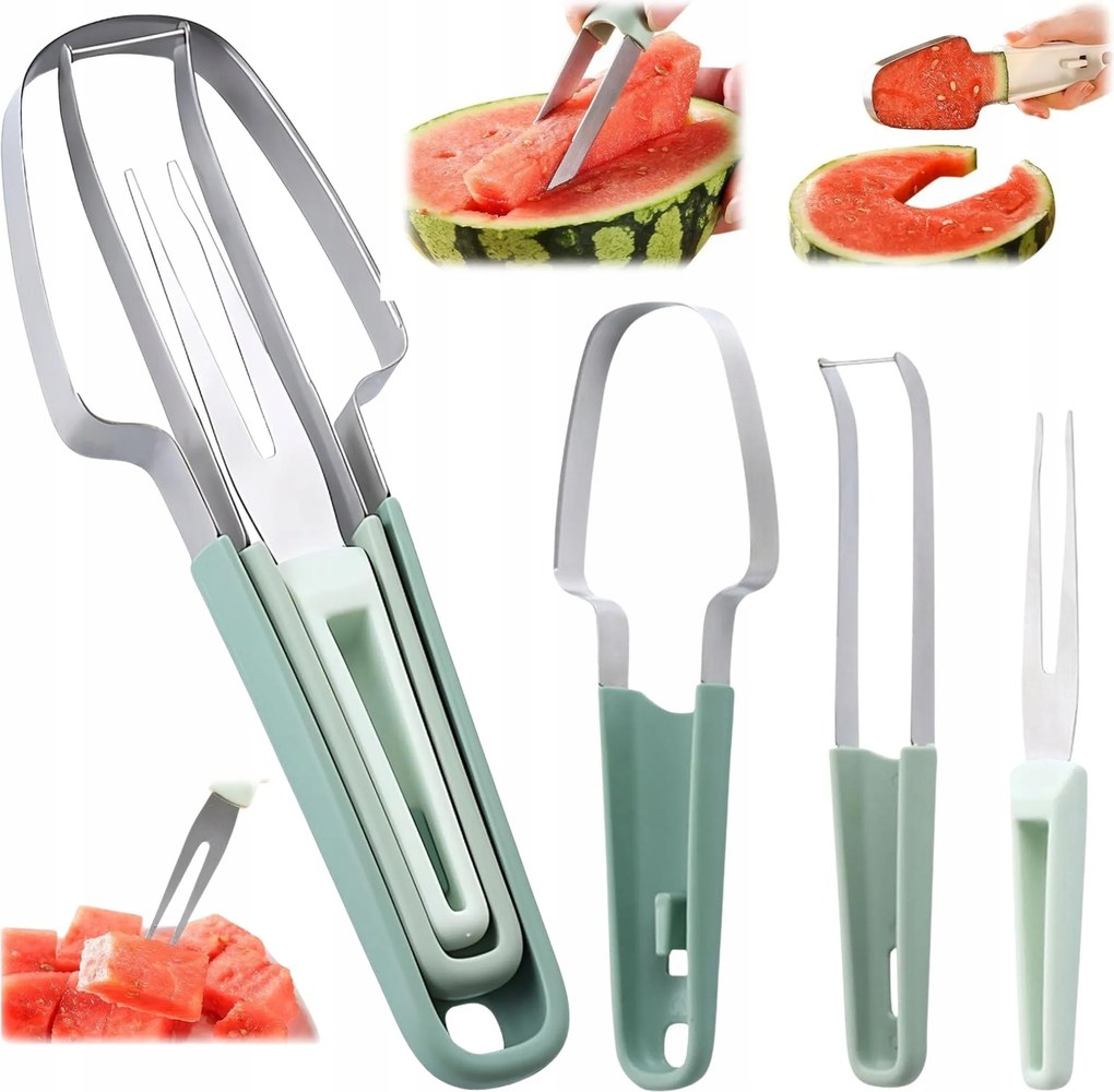 Görögdinnye szeletelő kés Görögdinnye szeletelő 3az1ben villa