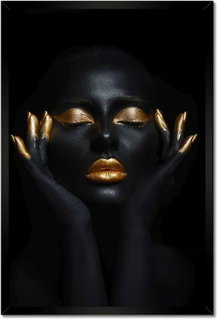 Poszterek keretben 40x60 Arany meditáció