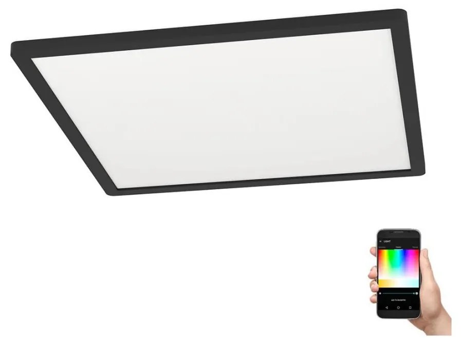 Eglo 900094 - LED RGBW Dimmelhető mennyezeti lámpa ROVITO-Z LED/16,5W/230V fekete