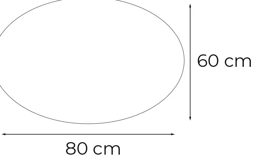 Ria 80 tükör led világítással