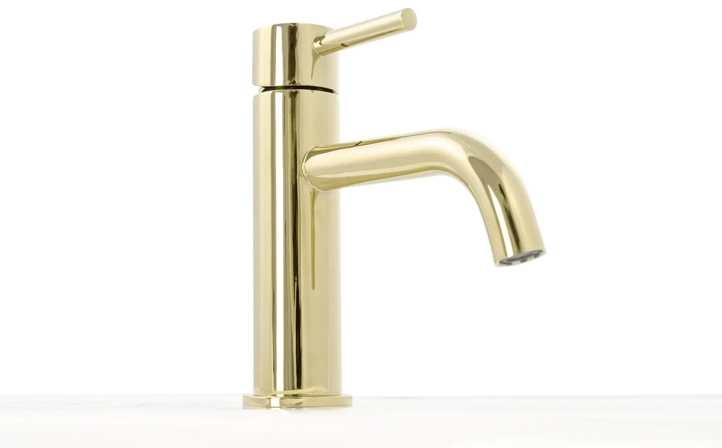 Fürdőszobai csaptelep Rea Lungo gold low