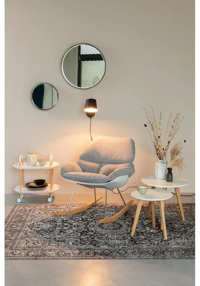 Fekete fali lámpa Hajo – White Label