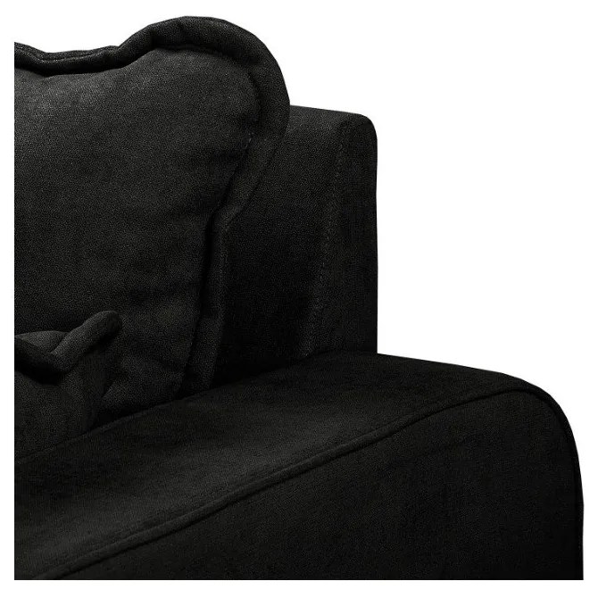 Fekete kanapé 193 cm Beata – Ropez