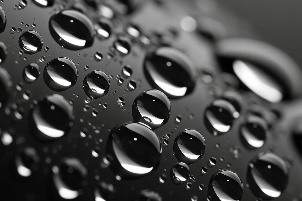 Poszter 45x30cm Mikrokozmosz cseppek