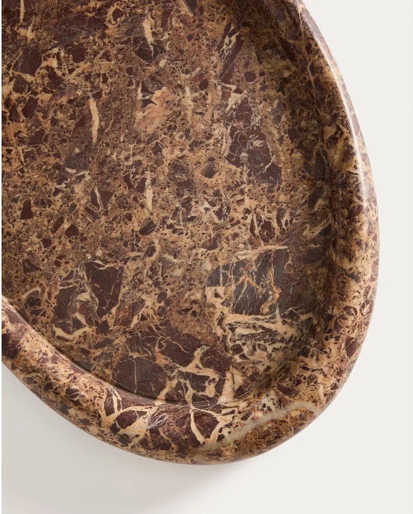 Márvány dekoratív tálca 28x43 cm Lenorel – Kave Home