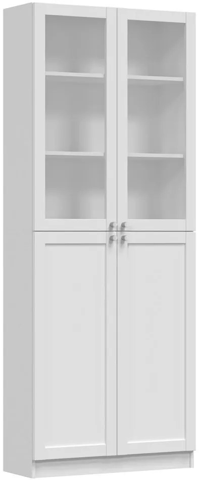 PAFOS W80/2SH polcos szekrény 200x80, 80.5x200x31 cm, fehér