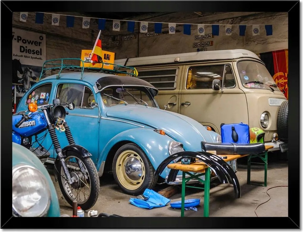 Poszterek keretben 40x30 Garázs szerelő