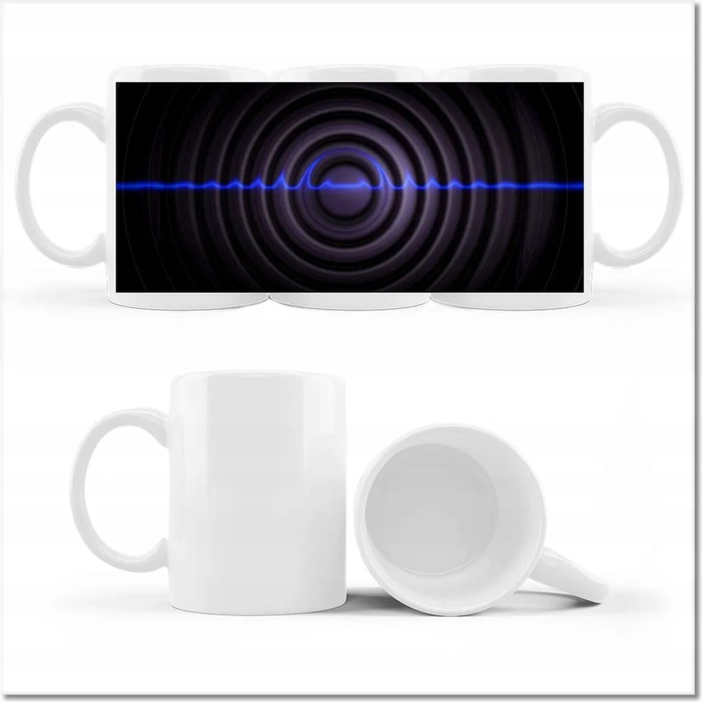 Fényképes bögre Zenés hullám