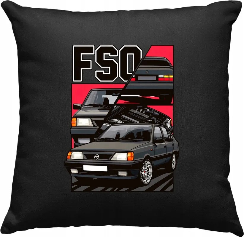 Polonez Fso párna Rajongóknak, fekete