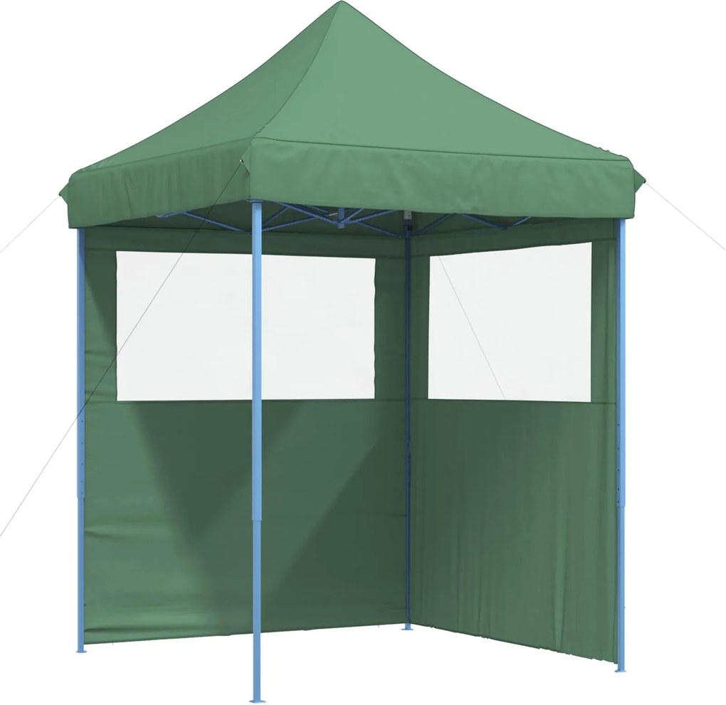 vidaXL Partysátor Zöld 200 x 200 x 306 cm Oxford Szövet