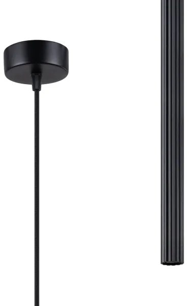 Sollux SL.1338 - Csillár zsinóron ARCHE 1xG9/8W/230V fekete