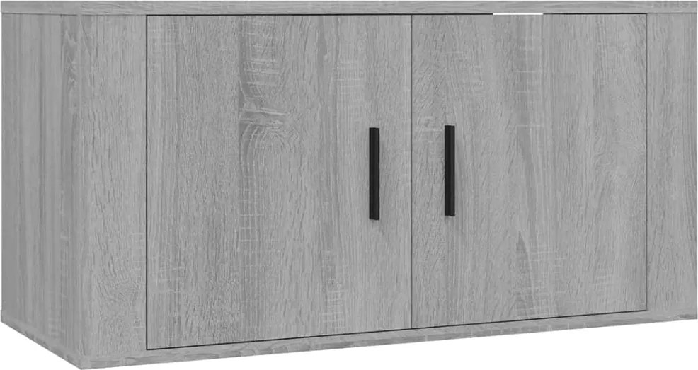 vidaXL szürke sonoma színű fali TV-szekrény 30,5 x 30 x 30 cm