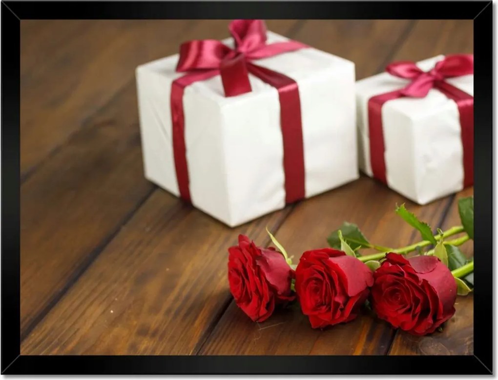 Poszterek keretben 40x30 Nőnap Ajándék Love