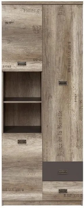 Polcos szekrény BFH2