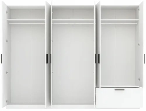 LITA Óriásgardrób 270 cm. Fehér Színben.