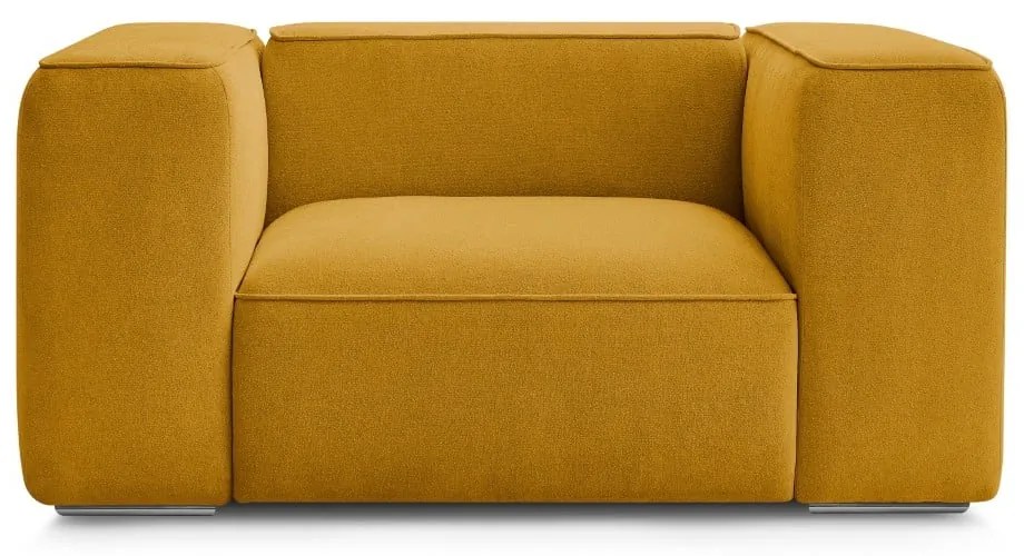 Okkersárga fotel Zephyr – Bobochic Paris