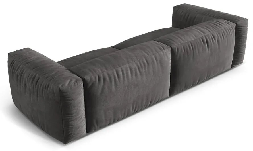 Szürke bársony moduláris kanapé 320 cm Martina – Micadoni