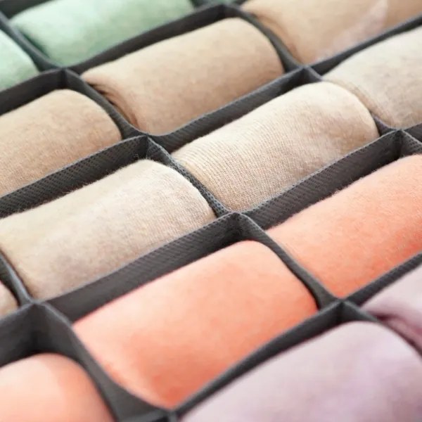 Fiókba illő ruhaszervező GRANT szürke