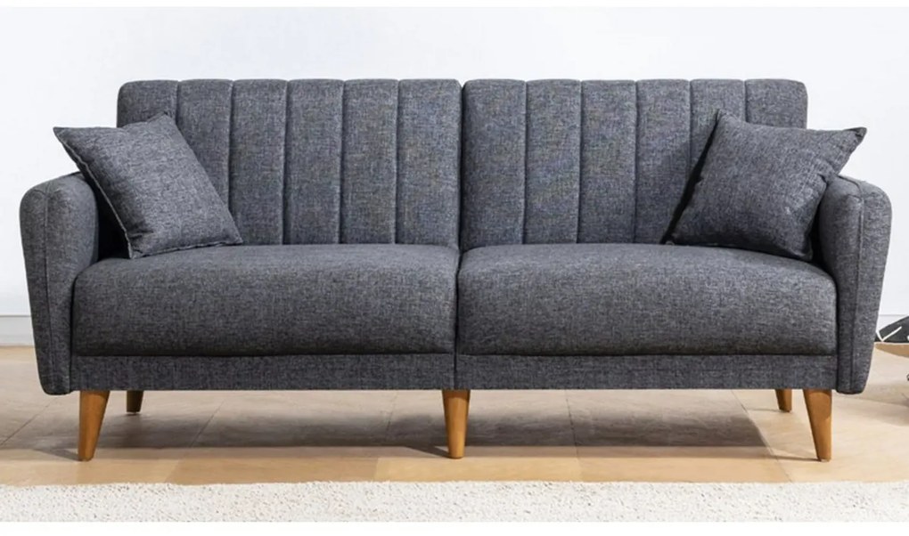 Aqua Dark Grey kinyitható kanapé