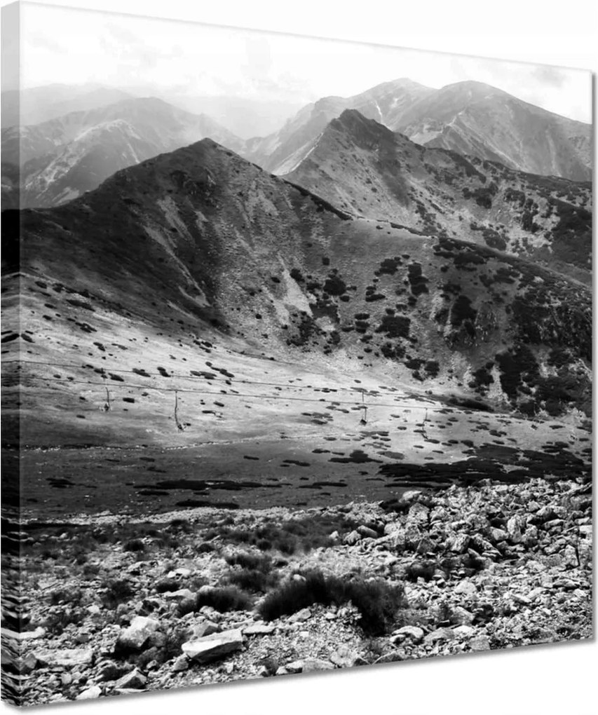 Vászonkép 30x30 Tátra Lengyel hegyek Kilátás