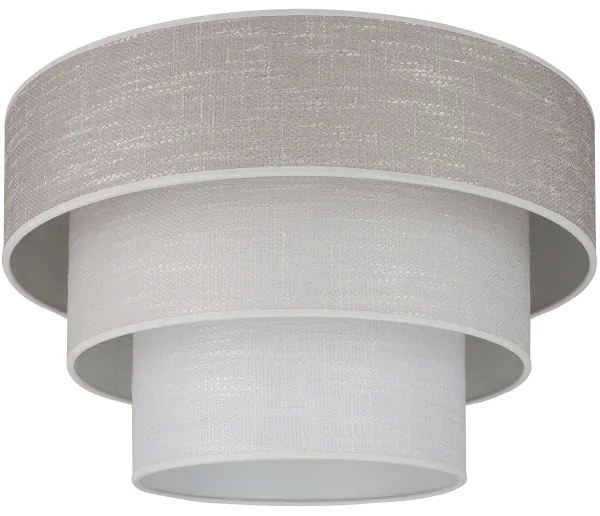 Brilagi - Mennyezeti lámpa ALASKA LUNETA 1xE27/15W/230V átm. 45 cm szürke/krémes