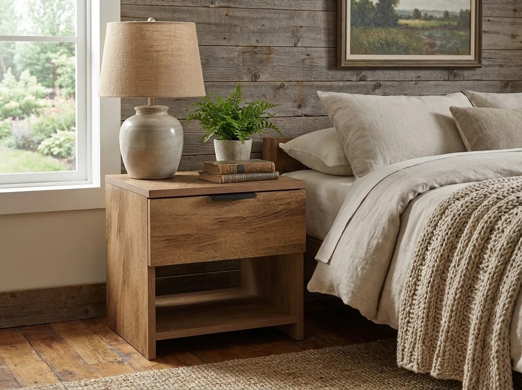 Éjjeli szekrény HAVANA tölgy artisan