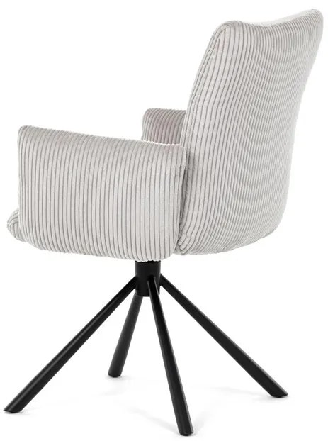 Krém Kordbársony Étkezőszék. DCH-D1332 CRM2