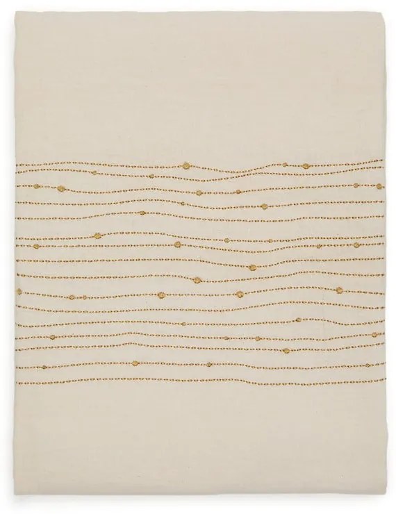 Lenkeverék asztalterítő 150x250 cm Flia – Kave Home