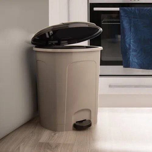 Orion Szemeteskosár pedállal 30 l, kávé barna, 30 l