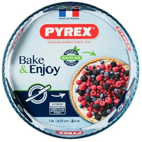 Pyrex üveg tortaforma 1,9 l, 31 x 4 cm