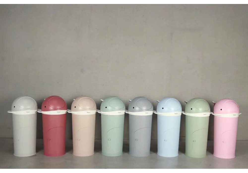 Mentazöld műanyag szemetes pelenkákhoz 25 l Whale – Kindsgut