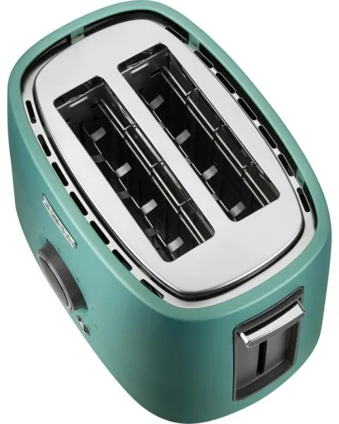 Sencor - Kétnyílásos kenyérpirító melegítőrácssal, 1000W/230V, mentazöld