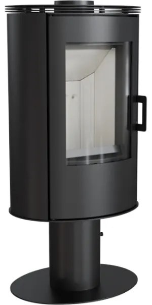 Kratki AB S N DR - 8 kW acél kandalló kályha, 150 mm pr.