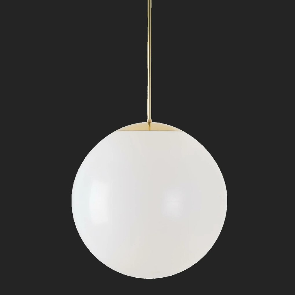 Osmont 72154 Isis P4 Pm Hp műanyag függesztőlámpa polírozott sárgaréz fehér I