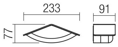Redo 90002 - LED kültéri fali lámpatest CHALET LED/8W/230V IP54