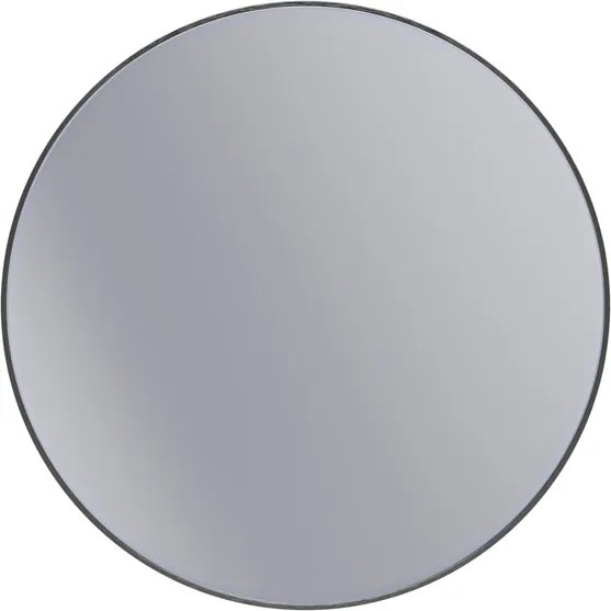 Erga Round, kerek tükör 90cm, fekete kerettel, ERG-V01-ROUND-9090-BK