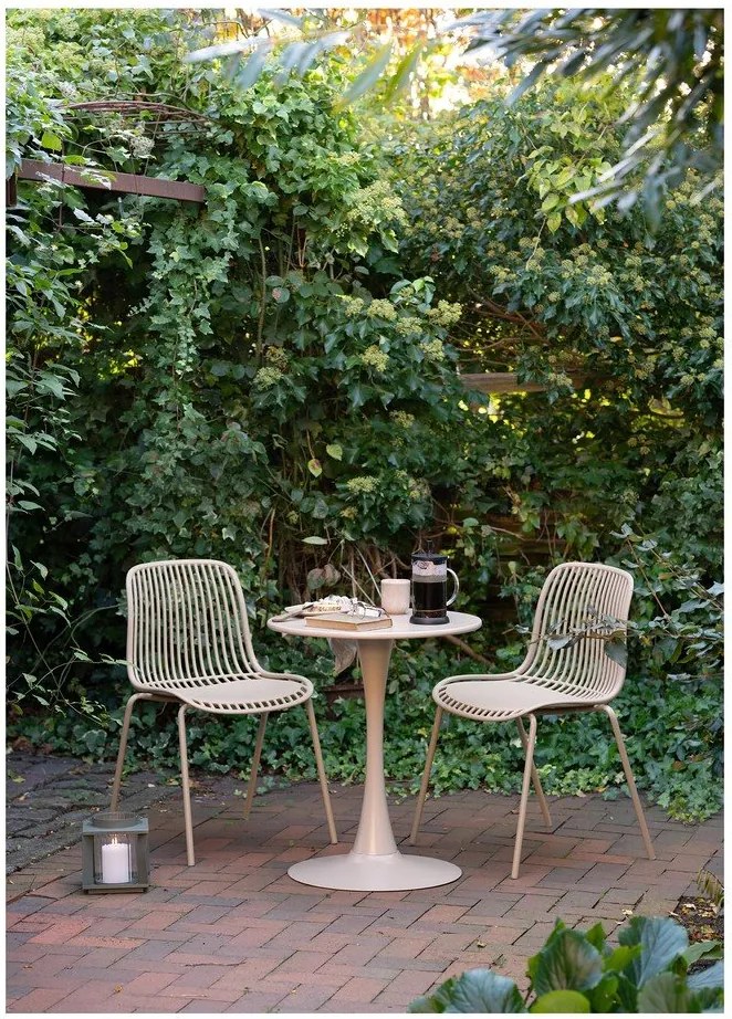 Fém kerek kerti étkezőasztal ø 60 cm Meira – House Nordic