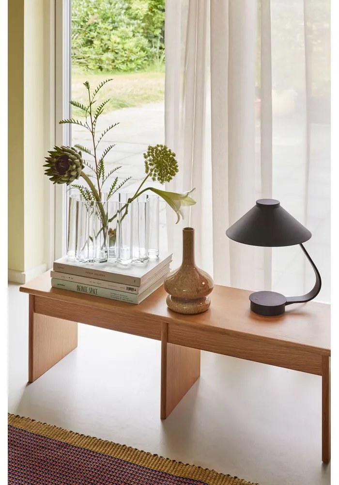 Fekete LED dimmelhető asztali lámpa (magasság 31 cm) Muri – Hübsch